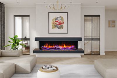 Kozy Heat: Osseo E50 Multi-sided Linear Fireplace—primary view