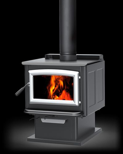 Pacific Energy: Super LE Wood Stove - Pedestal—primary view