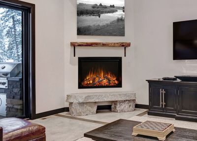 Modern Flames: 36" Redstone Traditional Built-In Fireplace—primary view