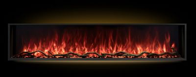 Modern Flames: 68" Landscape Pro Slim Built-In—primary view