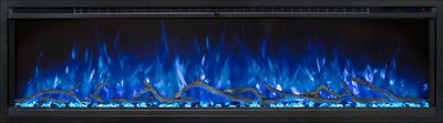Modern Flames: 60" Spectrum Slimline Wall Mount/Recessed Fireplace—primary view