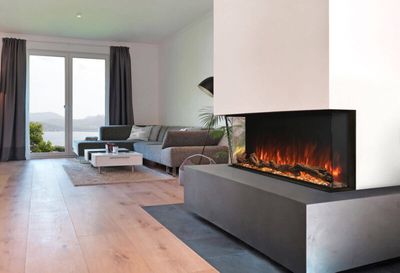Modern Flames: 44" Landscape Pro Multi-Sided Built-In Fireplace—primary view