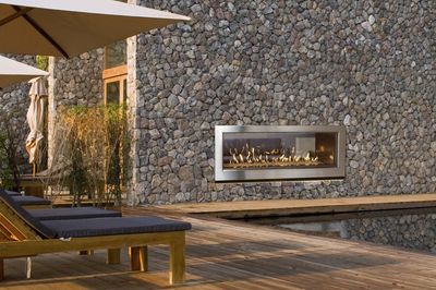 Town & Country: TCWS54 Indoor/Outdoor See-Through Fireplace—primary view