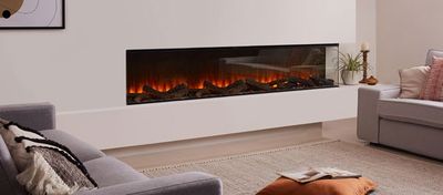 British Fires: New Forest 75-inch Electric Fireplace Engine—primary view