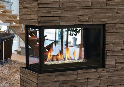 Marquis: Atrium Peninsula Fireplace - IPI Ignition—primary view
